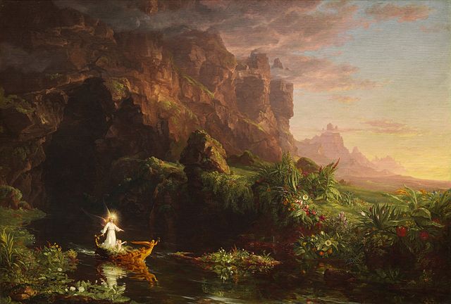 File:Cole Thomas The Voyage of Life Childhood 1842.jpg