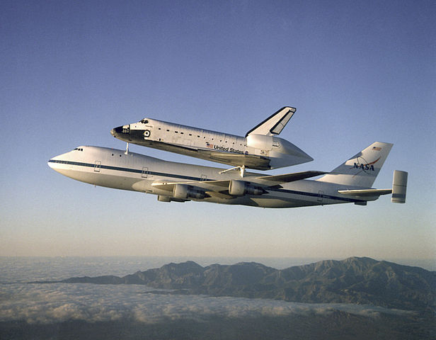 File:Atlantis on Shuttle Carrier Aircraft.jpg