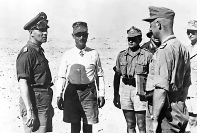 File:Rommel at a staff conference in the Western Desert.jpg