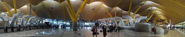 File:Barajas terminal 4 panorama, Madrid.jpg