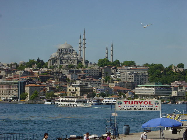 File:Istanbul - Süleymaniye camii dal Corno d'oro - Foto G. Dall'Orto 28-5-2006.jpg