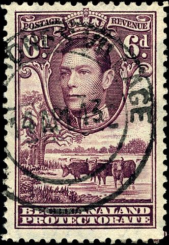 File:Stamp Bechuanaland Protectorate 1938 6p.jpg