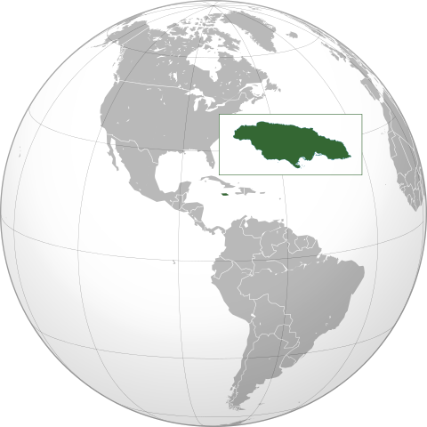 File:Jamaica (orthographic projection).svg