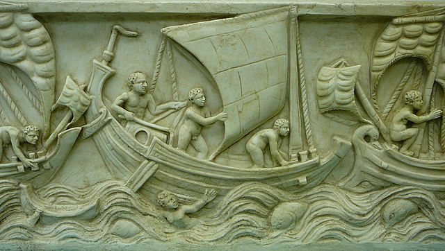 File:Museum für Antike Schifffahrt, Mainz 02. Spritsail.jpg